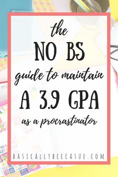 the no bs guide to maintaining a 33 - ppa as a procrisitor