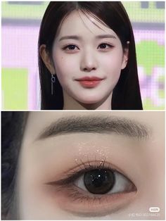 High Cranial Top Hair, High Visual Weight Face, Asian Fishing Makeup, Low Visual Weight Makeup, True Beauty Makeup, Igari Makeup, Sweet Makeup, Cute Eye Makeup