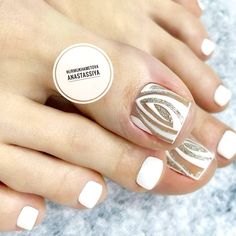 78 Toe Nail Designs To Keep Up With Trends Simple Toe Nails, Nails With Glitter, Acrylic Nail Shapes