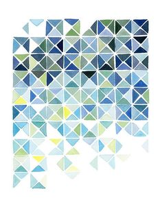 an abstract pattern made up of triangles