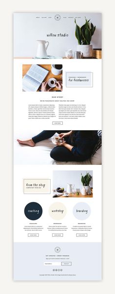 the homepage design for this website is clean and modern, with minimalist elements