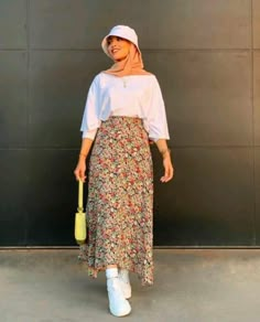 Hijab Outfit Summer, Hijab Summer, Hijabista Fashion, Cute Modest Outfits