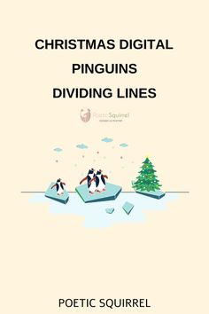 christmas digital penguins dividing lines by peter squirrel