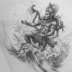 Sophisticated Hanuman Tattoo Designs Buddhist Tattoo, Hanuman Hd Wallpaper, Greek Mythology Tattoos, Mythology Tattoos, Ink Master, Henna Patterns, Hopes And Dreams, Empty Wall