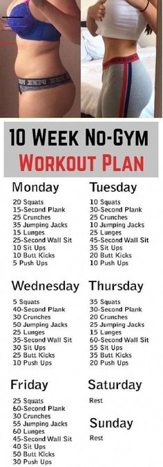 the 10 week no gym workout plan