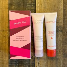 New Mary Kay Masking Minis Pink Clay Mask Moisture Renewing Gel Mask Clearproof Mary Kay, Mary Kay Botanical Effects, Mary Kay Timewise Repair, Hydrating Sheet Mask, Pink Clay Mask, Mary Kay Pink, Mary Kay Timewise, Gel Mask, Dry Sensitive Skin