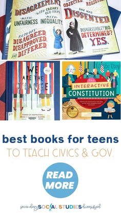 the best books for teens to teach civics and cov, read more on social studies