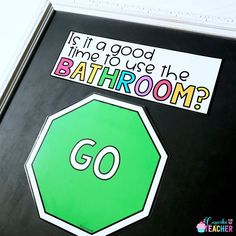 a bathroom door with a sticker on it that says, do it good time to use the bathroom?