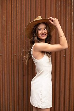 Our Palm Desert Panama fit in perfectly on our latest road trip photo shoot. Stunning, classic, chic - everything you've ever wanted in a hat. Featuring a molded crown with a pinched 10cm brim and hand woven straw, it's crystallized on the tone on tone ribbon with a simple Swarovski rivet. -Rancher style hat with a chill & casual vibe-Brim is flexible but holds its shape-Coordinating ribbon band-Pinched top-Great quality-- will last forever-This color actually goes with everything effortless Chic Fitted Panama Hat With Curved Brim, Chic Summer Fedora For Everyday, Chic Straw Hat For Everyday Summer Use, Spring Fedora Straw Hat For Everyday, Chic Everyday Straw Hat For Summer, Everyday Spring Fedora Straw Hat, Chic Sun Hat With Short Brim, Fitted Panama Hat For Everyday Summer Wear, Chic Fitted Sun Hat With Short Brim