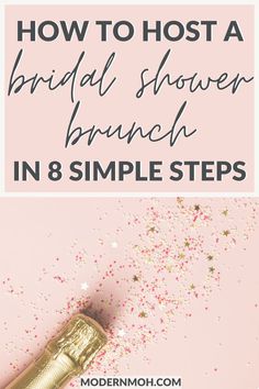 how to host a bridal shower brunch in 8 simple steps