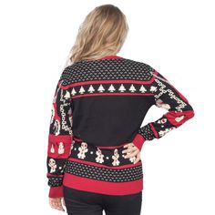 Officially Licensed Krampus Knit Ugly Christmas Sweater 60% Cotton / 40% Acrylic Great for your holiday season Soft and warm sweater Officially Licensed Women's Krampus Knit Ugly Christmas Sweater Show everyone in your family exactly what kind of demon you can be this Christmas season with the seemingly difficult challenges associated with your in-laws visiting, nosy kids snooping in the closets for presents, and getting your holiday meal cooked on time. This Women's Krampus sweater is a fun way Krampus Sweater, Demon Inside, Krampus Christmas, Ugly Sweater Day, Family Christmas Dinner, Ugly Sweater Contest, Holiday Meal, Santa's Elves, Warm Sweater