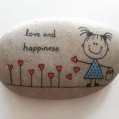 Flowers Painted, Painted Stone, Painting Rocks, Paint Rock, Pet Rocks, Rock Painting Designs, Stone Crafts, Rock Painting Art, Pebble Painting