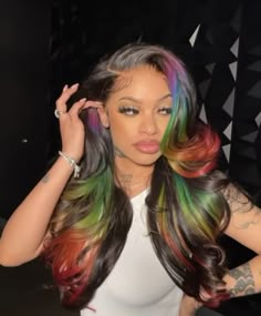 Color Trends 2024, Summer Hair Color Ideas, Fire Hair, Rainbow Hair Color, Curly Hair Videos