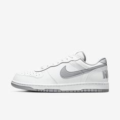 The Nike Big Low delivers a sleek look with leather on the upper and stitched-down overlays. Shoe Heels, White Nike Shoes, Shoes White, Sleek Look, Nike Shoes, Men's Shoes, Shoes Heels, Sleek, Free Delivery