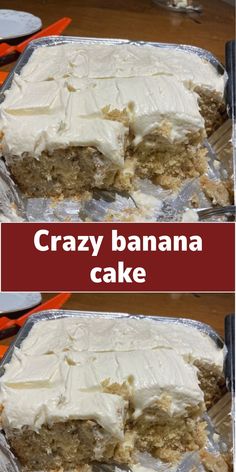 two pictures of a cake with white frosting and carrots