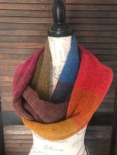 Cozy, lightweight multi-colored infinity scarf ✨ + 100% premium variegated acrylic yarn (vegan) + Lion Brand Mandala yarn in Chimera (colors will vary slightly) + gently hand wash and dry flat, or machine wash and dry on delicate cycle. Machine washing can slightly pill the fabric, but it also makes it expand and get softer. shop small * support handmade ❤️ Multicolor Acrylic Casual Scarves, Multicolor Scarf, One Size, For Fall, Multicolor One Size Infinity Scarf For Fall, Multicolor One-size Infinity Scarf For Fall, Multicolor One Size Scarf For Fall, One-size Multicolor Scarf For Fall, Multicolor One Size Scarves For Fall, One Size Multicolor Scarves For Fall, One Size Multicolor Infinity Loop Scarf