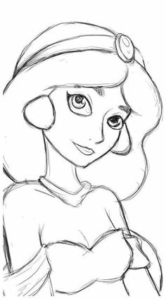 a drawing of a princess with the words disney artdrawings easy step by step