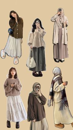 Korean Modest Outfits, Modest Dresses Fashion, Colour Combinations Fashion, Fashion Illustration Sketches Dresses, Dress Design Sketches, Muslimah Fashion Outfits