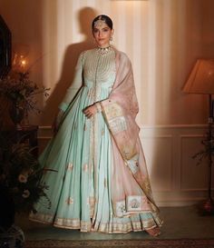 Green Anarkali, Rhea Kapoor, Sangeet Outfit, Anamika Khanna, Simple Sarees, Sonam Kapoor, Sharara Set, Bridesmaid Outfit, Anarkali Suits