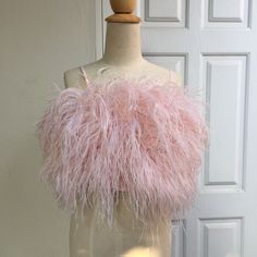 Sginstar Gina Pale Pink Feather Top feather Top feather Prom - Etsy Vintage Barbie Costume, Pink Feather Top, Feather Clothing, Bridal Separates Tops, Flamingo Costume, Feather Top, Yacht Wedding, Barbie Costume, Feather Tops