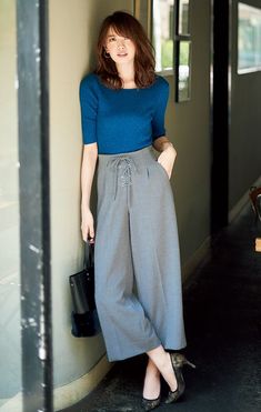 Áo Blu, Outfits Skirt, Outfit Essentials, 일본 패션, Western Wear Outfits, Fashion Attire, Casual Work Outfits, Work Outfits Women, Casual Style Outfits