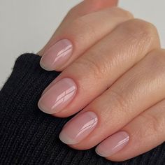 These “Tinted” Manicures Will Instantly Make Your Nails Glow Nude Inspo, Nail Routine, Gel French Manicure, Nail Color Trends, Her Nails, Nail Length, Oval Nails, Manicure Y Pedicure