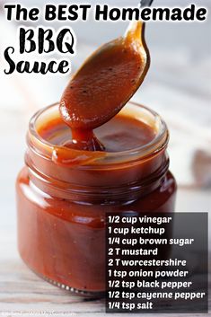 the best homemade bbq sauce recipe