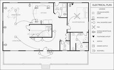 the electrical plan for an office