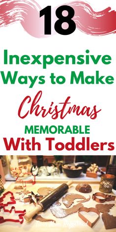 Christmas With Toddlers, Christmas Traditions Kids, Toddler Meal Ideas, Christmas Activities For Toddlers, Cheap Diy Christmas Gifts, Holidays With Toddlers, Christmas Eve Traditions, Fun Christmas Activities, Christmas Traditions Family