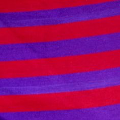 a red and purple striped shirt with blue stripes