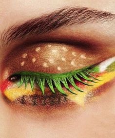 Pinterest, You Are Drunk- Site that posts the most ridiculous pins hahah Extreme Make-up, Makeup Ads, Hot Lingerie, The Beauty Department, Crazy Makeup, Hooded Eyes, Brain Dump, Eye Make