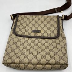 Gucci Sling Bag Made Of Pvc Leather , Timeless Bag For Every Days Errands With Thick Strap Made Of Soft Material , See Photo Details Authentic Vintage Bag Gucci Sling Bag, Gucci Sling, Timeless Bags, Bags Gucci, Vintage Bag, Gucci Bags, Vintage Bags, Sling Bag, Soft Material