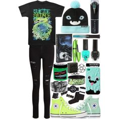 "Bands & Drop Dead Clothing" by ofmiceandvampiraydg on Polyvore Emo Outfits For Girls, Scene Clothing, Scene Clothes, Emo Pastel, Cat Stockings, Indie Scene, Band Outfits, Goth Scene, Scene Outfits