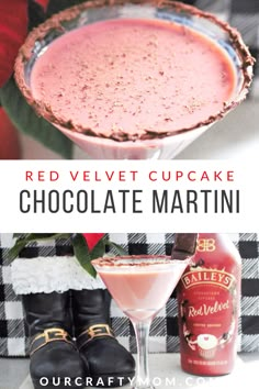 red velvet cupcake chocolate martini recipe