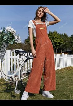 Summer Outfits Alt, Summer Outfits Aesthetic Vintage, Summer Outfits Amazon, Amazon Summer Outfits, Outfits Alt, Alt Summer, Alt Summer Outfits, Corduroy Jumpsuit, Vintage Summer Outfits