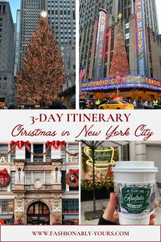 Looking for the best way to experience Christmas in New York City? This 3-day NYC Christmas itinerary features top holiday activities, iconic Christmas markets, Rockefeller Center’s Christmas Tree, and more. Read the blog post to plan your perfect NYC holiday today! New York Christmas Itinerary, Christmas Itinerary, Eloise At Christmastime, Brooklyn Flea Market, Christmas Radio, Christmas In New York City, Nyc Itinerary, Rockefeller Center Christmas Tree, Rockefeller Center Christmas