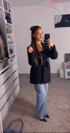 Ootd Classe, Zara Drip Outfit, Outfit Zara Drip, Cute Sweater Outfits, Zara Drip, Modest Dresses Fashion, Outfit Zara, Mode Zara, Professional Outfits Women