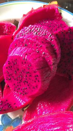 a close up of a plate of food with beets