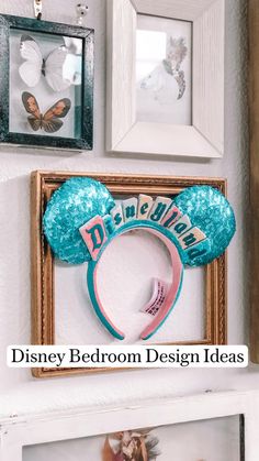 the disney bedroom design ideas are easy to do with your child's headbands