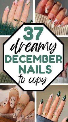 December 2024 Nail Ideas, December Nail Designs 2024, Early Holiday Nails, Christmas Nail 2023 Trends, Nail For December, Classic December Nails, Nail December 2024, Holidays Nail Designs, Nails For December Holidays