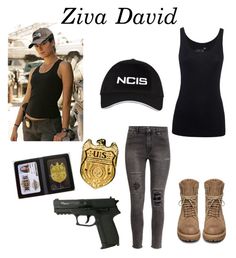 "NCIS/Ziva David" by lps1880 ❤ liked on Polyvore featuring H&M, Juvia, Rick Owens and Ziva Ncis Halloween Costumes, Ziva David Outfits, Ncis Costume, Ncis Ziva, Ziva And Tony, Ziva David