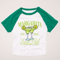 Get ready to fiesta in style with our Tequila Shirt Margs! This trendy baby doll tee is perfect for celebrating Cinco de Mayo or any fiesta. Sip your margarita (or two) and stand out in this playful and fun shirt. -Pre-shrunk -Fitted -1x1 micro ribbed -Side seams One Margarita Luke Bryan Shirt, Margarita Shirt, Tequila Shirt, Margarita Cocktail, Fun Shirt, Trendy Baby, Kelly Green, Tequila, Baby Doll