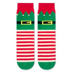 Elf Christmas SocksThese holiday socks feature a playful design with Santa's belt patterns and white fluff ball patterns, complemented by neat red stripes. The bottom of the ELF socks has a hilarious hidden message that reads "ELF SQUAD".Size & PackingFits for 4-7 years old little kids.Quality MaterialOur novelty socks for teens are made of 80% cotton, 15% polyamide and 5% elastane to ensure they are soft, comfortable, stretchy and breathable.Christmas GiftsAre you looking for the perfect Christ Christmas Vacation Gifts, Belt Patterns, Elf Socks, Best Secret Santa Gifts, Elves Gift, Xmas Elf, Holiday Socks, Christmas Gifts For Boys, Hidden Message