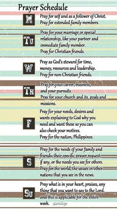 an image of the ten rules for prayer