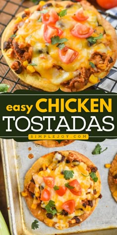 Get ready to spice up your Cinco de Mayo party food ideas with this Easy Chicken Tostadas recipe! In just 20 minutes, you can whip up these flavorful tostada shells topped with shredded chicken, salsa, and savory taco seasoning. It's the perfect addition to your Cinco de Mayo dinner menu! Chicken Tostadas Crockpot, Chicken Tostada Recipes, Tostada Recipe, Chicken Salsa, Tostada Recipes, Homemade Taco Seasoning Recipe, Chicken Tostadas, Great Chicken Recipes, Pre Cooked Chicken