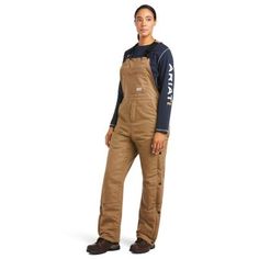 Ariat Women's Rebar DuraCanvas Stretch Insulated Work Bib Work Overalls, Plus Size Workwear, Plus Size Work, Flexible Stretches, Bib Overalls, Working Woman, Knit Pants, Suspenders, Bibs