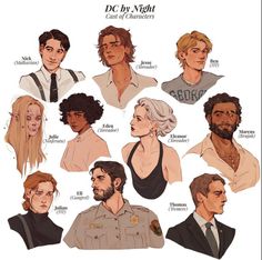 an image of some people with different hair colors and facial expressions on their faces, from the tv series game of thrones