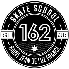 the logo for skate school 1222, which is located in santa lean de luiz