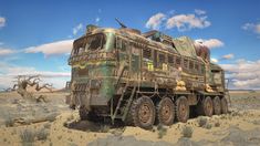 Apocalyptic Architecture, Zombie Survival Vehicle, D20 Modern, Tactical Truck, Apocalypse World, Apocalypse Aesthetic, Post Apocalyptic Art