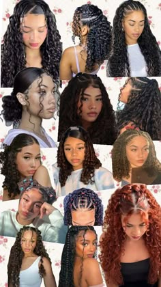 Curly Hairstyles Latina, Hairstyles Latina, Dyed Hair Inspiration, Short Haircuts For Women